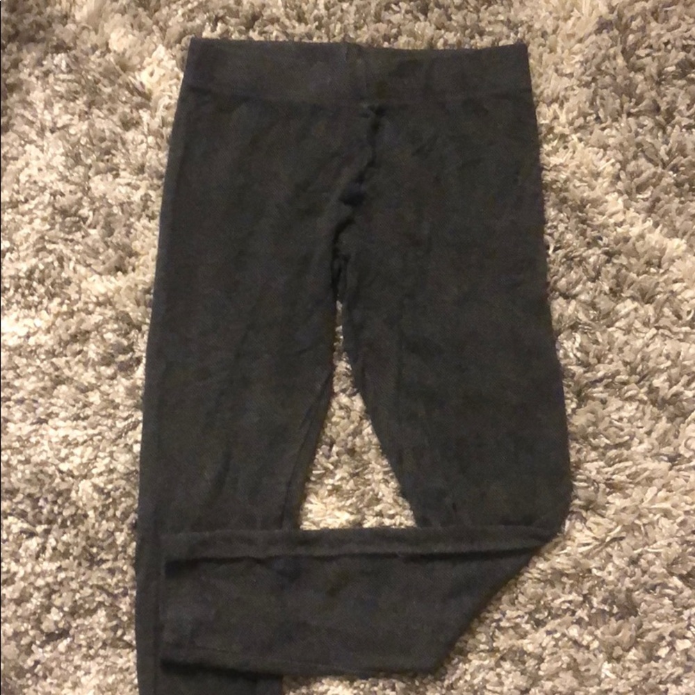 Loft Gray Herringbone Leggings